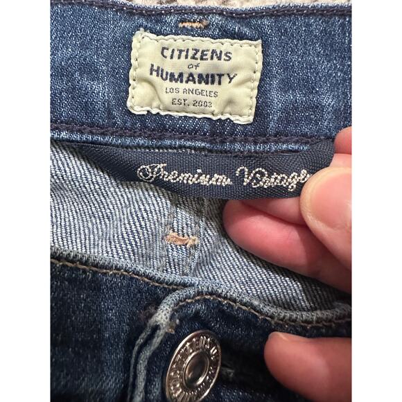 CoH Emerson Slim Boyfriend Jeans Button Fly Straight Leg Medium Wash, 28 - Picture 3 of 11